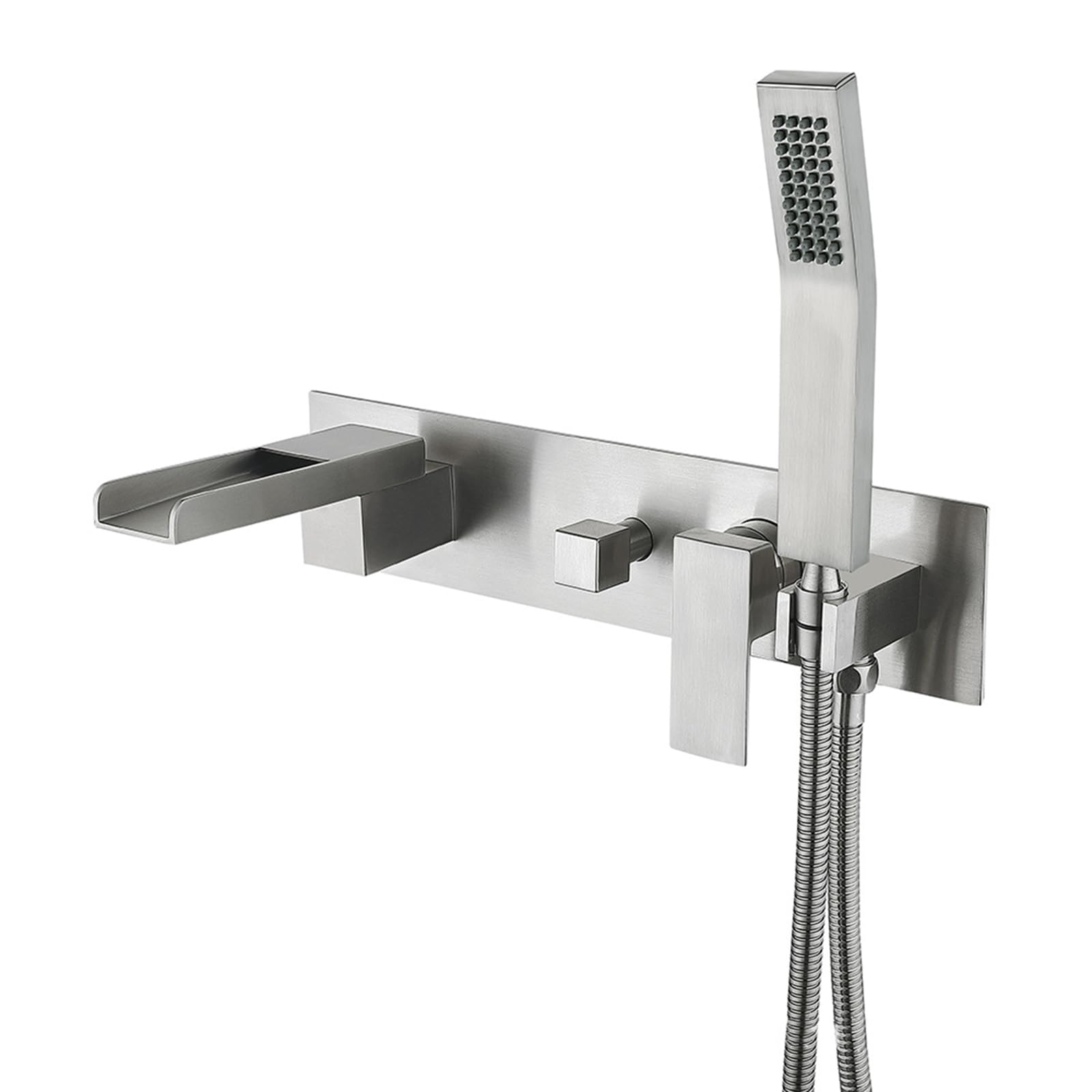 Robinet cascade baignoire anti trace avec pomme de douche LWX