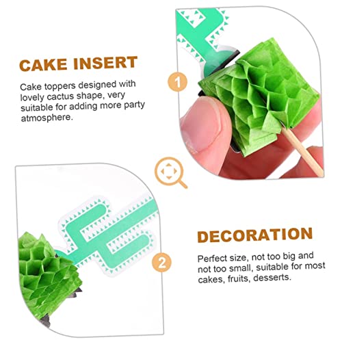 jojofuny 30 Pçs Cartões De Maionese De Decoração Tema Hawaii Decorações De Festa Oeste Toppers Inser