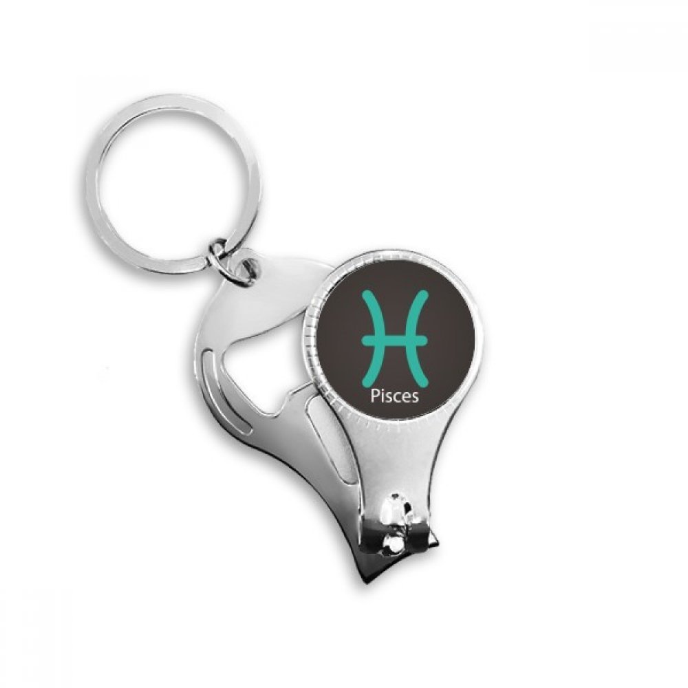 Meilleur cadeau charme porte-clés Poissons constellation pour homme et femme