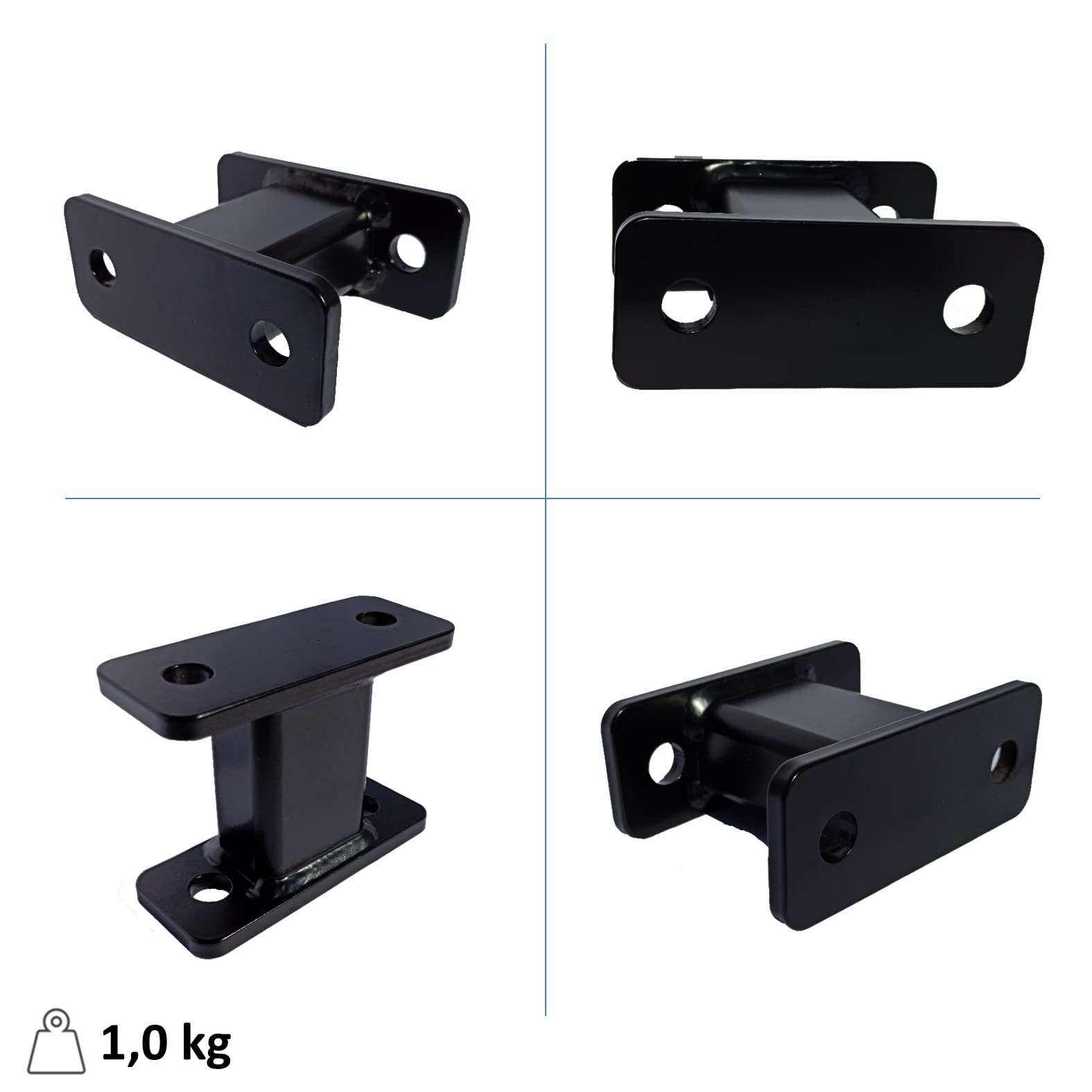 Prolunga per gancio a testa sferica AHK per sfera a 2 fori con distanza tra i fori (100 mm)