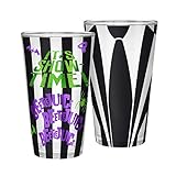 beetlejuice 2 stream deutsch Trinkglas von Beetlejuice, mit dem Schriftzug 'It´s Showtime!' und drei mal 'Beetlejuice'