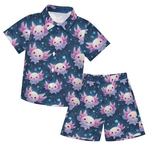 Image of Boccsty Ice Cream Drip Boy Summer Shorts Sets Hawaiian Toddler Boys T-Shirt & Pants 2 Pcs 3T-10T
