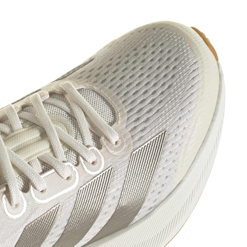 adidas Women's Duramo Speed 2 Running, Chalk White/Cyber Metallic, 10 - image 6