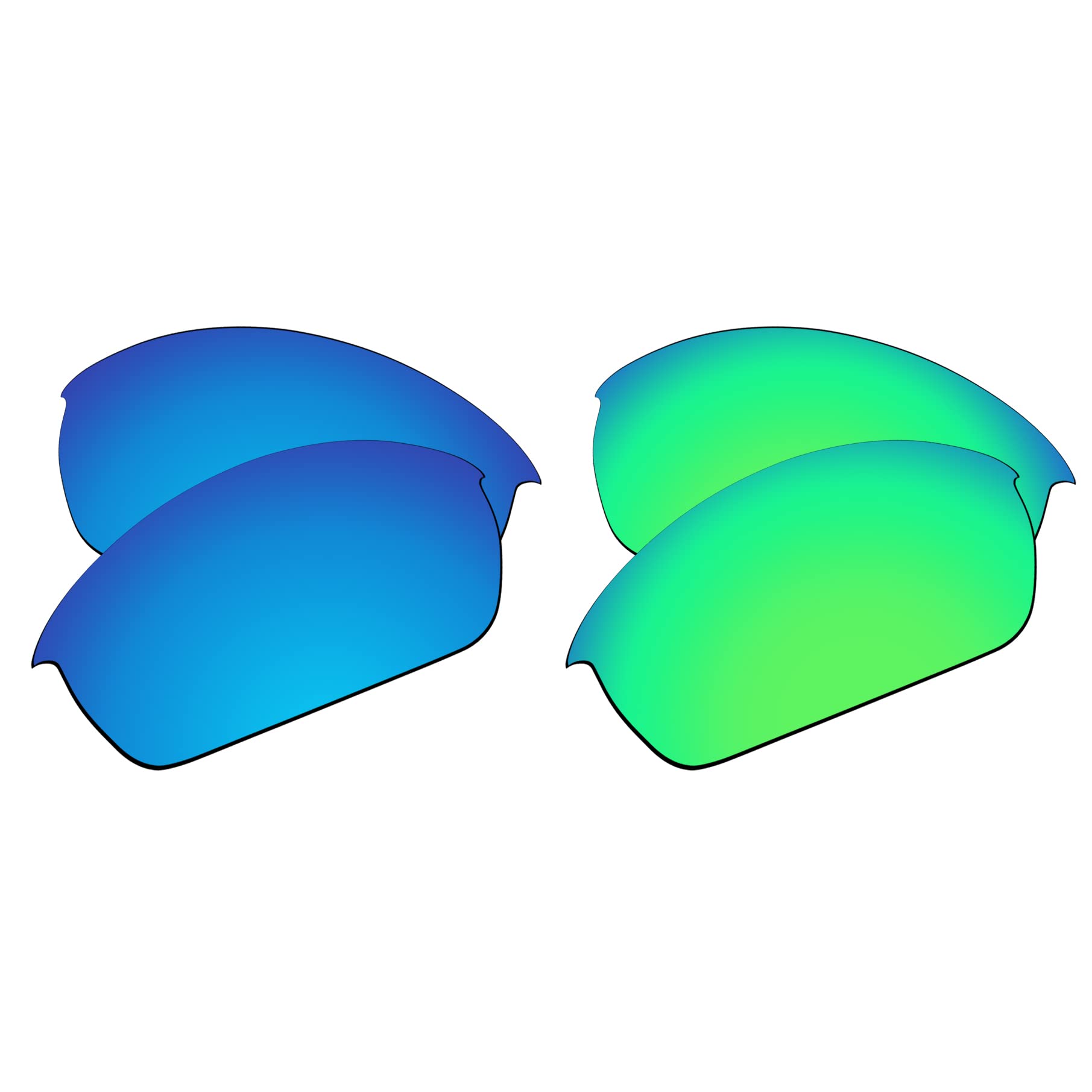EZReplace Ersatzgläser für Oakley Bottlecap Sonnenbrillen (polarisierte Gläser)