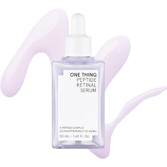 ONE THING Peptide Retinal Serum, 1.7 fl oz 50 ml | Dry Skin, Sensitive Skin, 5 Peptides, Retinal, Pore Care, Skin Sagging, Firm, Elastic, Lifting, Skin Tone, Pores, Small Wrinkles, Slow Aging, Serum