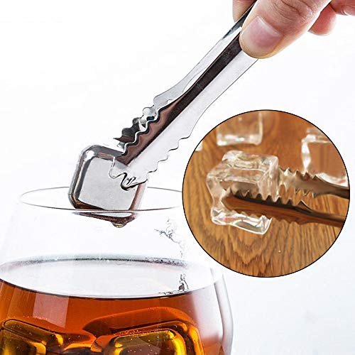Twdrer 20 Pack 6 Inch Small Mini Stainless Steel Serving Tongs Appetizers Tongs,Sugar Tongs Ice Tongs for Tea,Coffee,Bar,Kitchen - Thumbnail 6