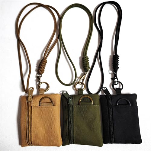 JUNENTER 4.33 x 3.54インチ ポーチ（ストラップ付き