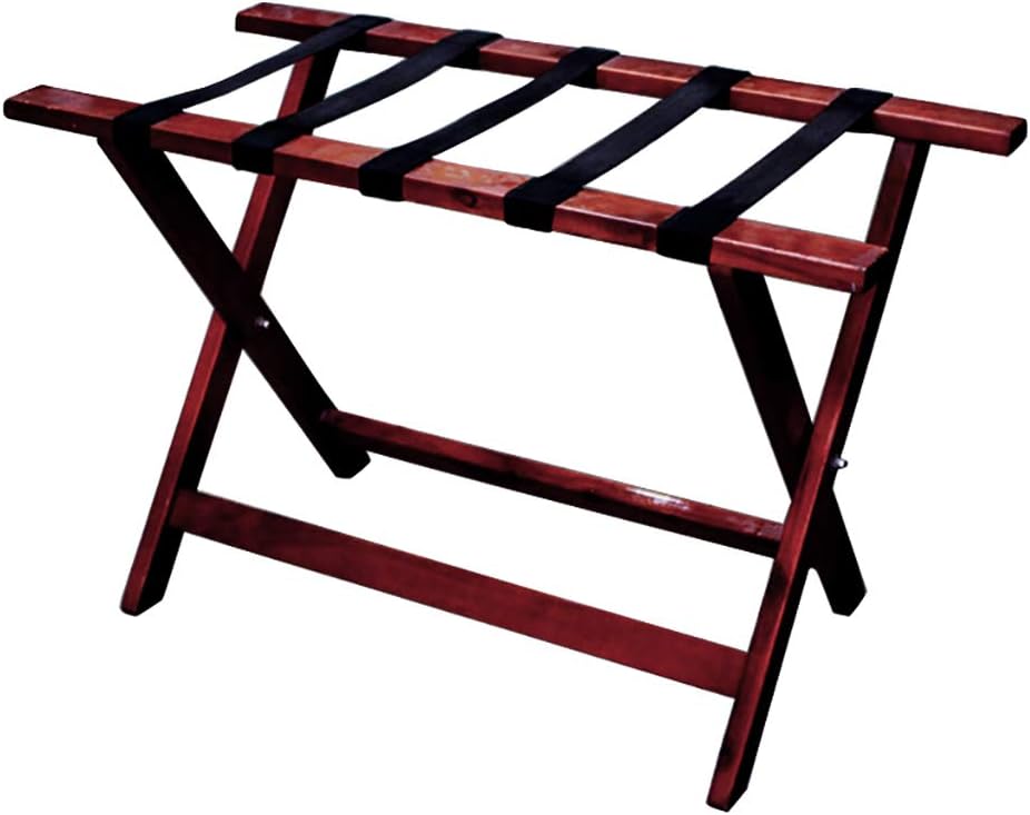 Luggage Racks Foldable Luggage Rack Suitcase Stand, Wood Hotel Supplies|Placement Rack|Wooden Luggage Rack,B