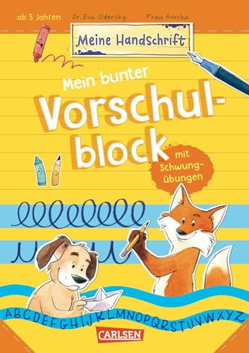 Mein bunter Vorschulblock mit Schwungübungen: Vorübungen fürs Buchstaben-Schreiben ab 5 Jahren (Meine Handschrift)