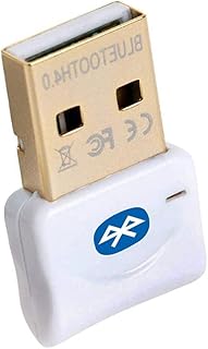 Maxesla USB Bluetooth Adapter PC 4.0, Wireless Bluetooth Receiver for Windows 10/8/7/Vista/XP Laptop PC, Bluetooth Dongle for Bluetooth Speaker, Headset, Keyboard, Mouse, Game Controller, White
