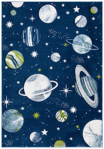 Tapete SAFAVIEH Carousel Kids 160x229 cm Azul marino miniatura 3