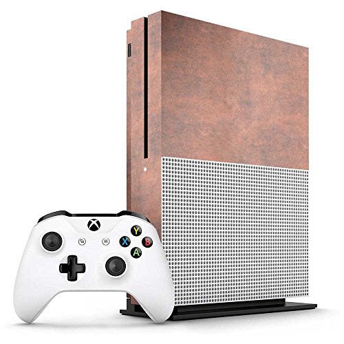 Xbox One S Tan Leather Console Skin / Cover/ Wrap for Microsoft Xbox One S Cover