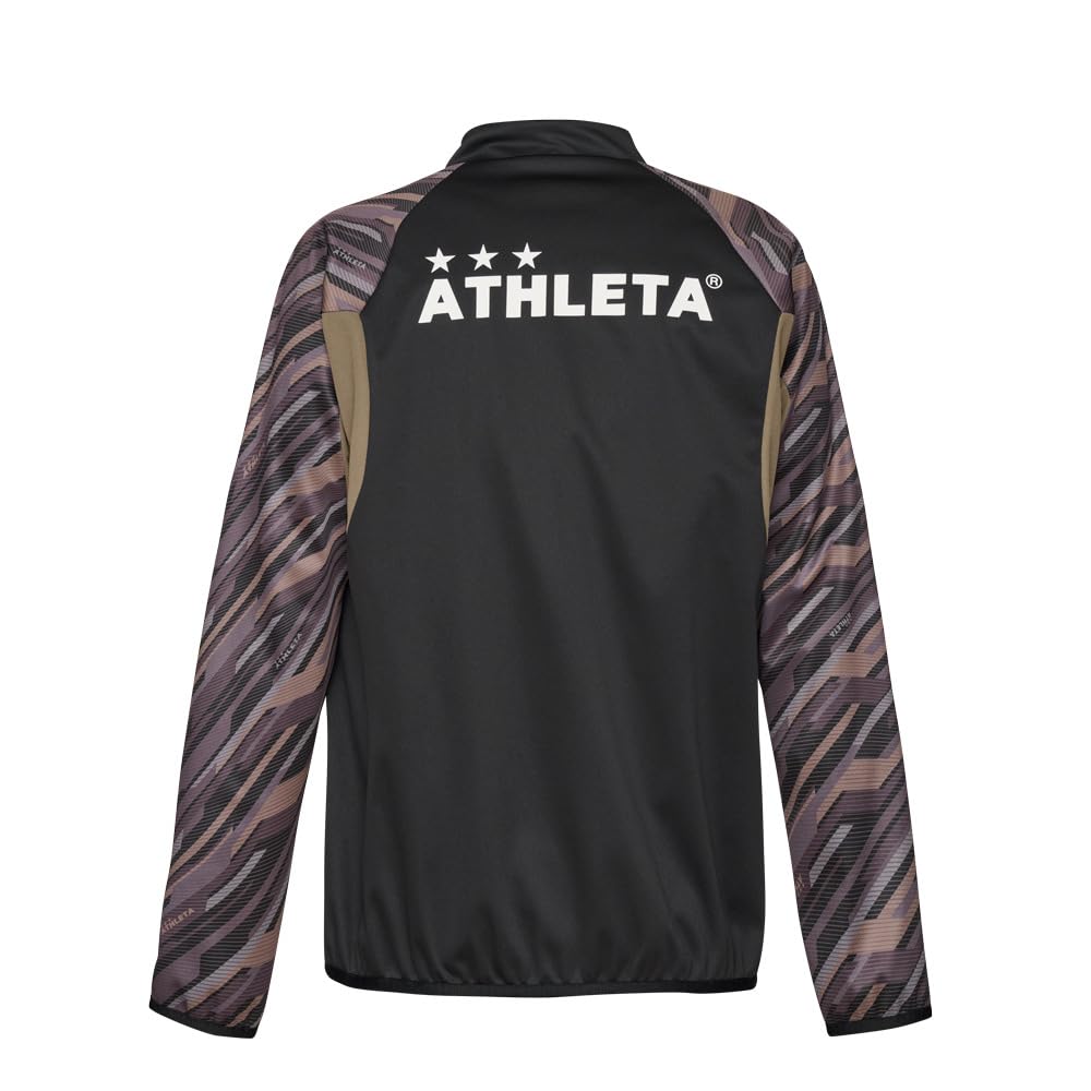 ATHLETA ブラック ジャンパー　ウィンドブレーカー ATHLETA ブラック ピステ ウィンドブレーカー - メルカリ