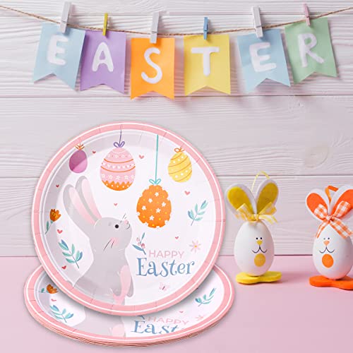 Homix Easter Paper Plates Bulk 48 Pcs 9 In Dinner Disposable Plates Heavy-Duty For Easter Party Supplies thumb #4