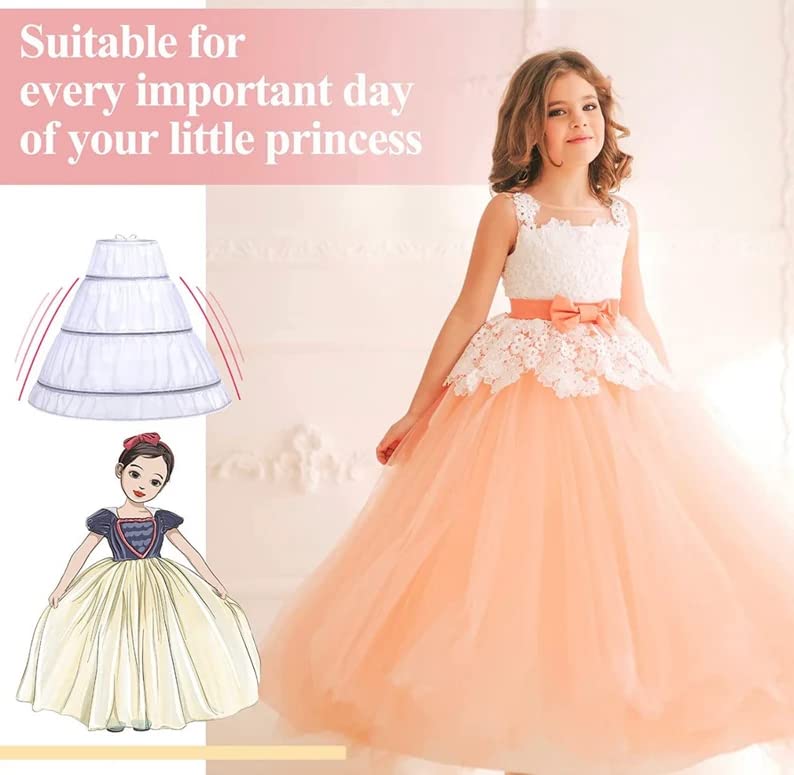 Crinoline Petticoat for Long Girl Dress4