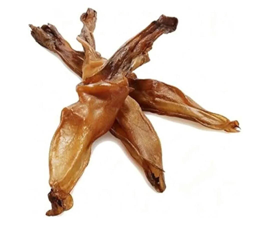 Orecchie di Coniglio Naturali, 100 Pezzi, Snack Masticativo Premium per Cani, Dieta BARF