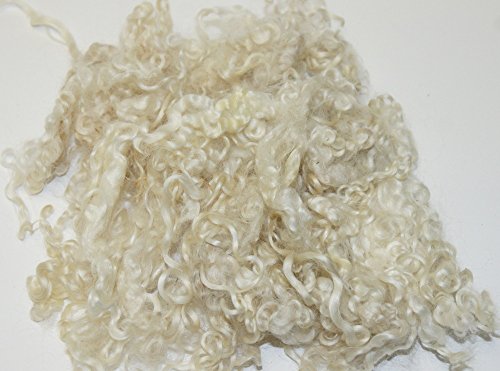 Wensleydale Locks Natural White One Ounce 2 to 4.5 Inches