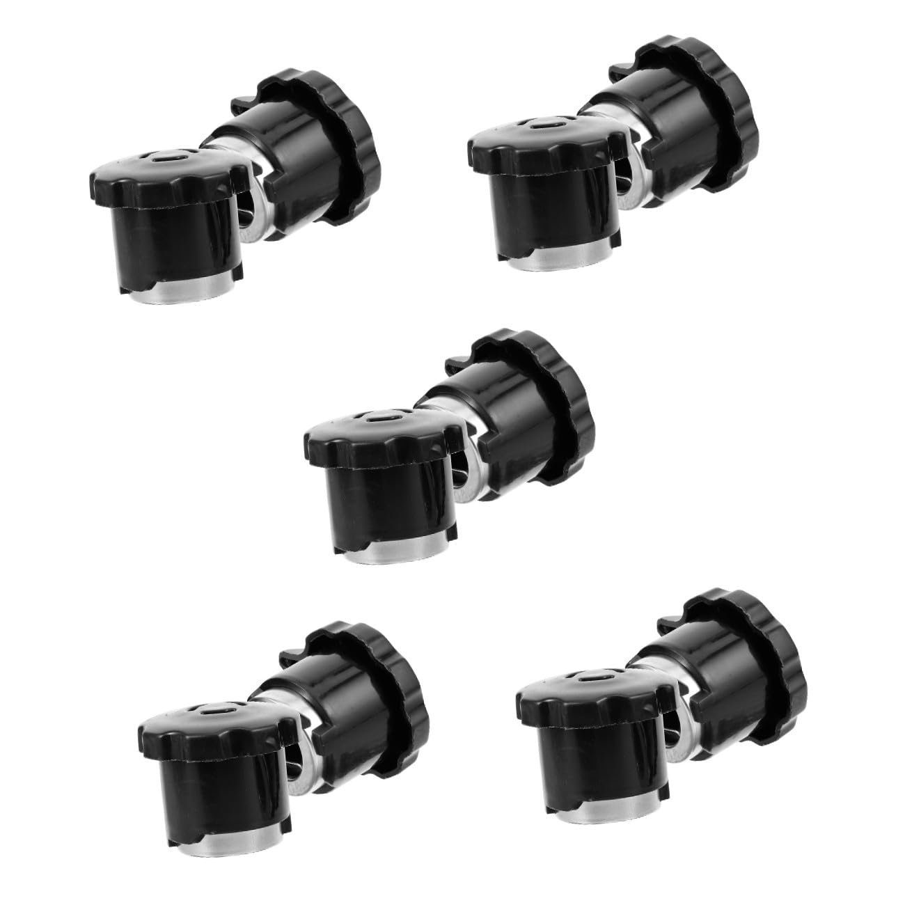 Operitacx 5 Series Accesorios De Válvula Limitantes De Presión Valvula De Seguridad para Olla A Presion Válvula De Seguridad De El Plastico Negro 2 Piezas X 5