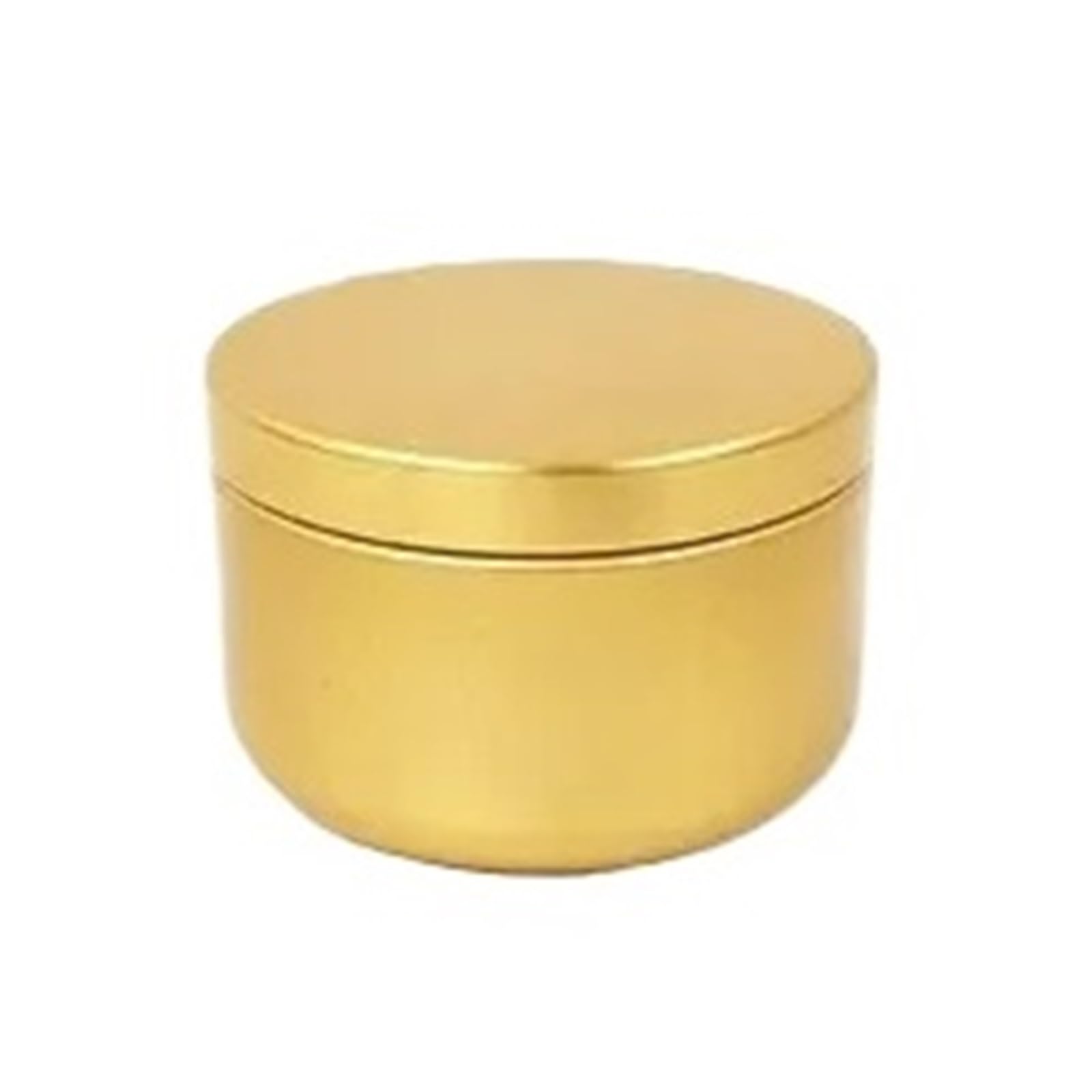 Candle Tins, Aluminum Round Candle Tin Jar 50ml 53x37mm Multicolor 10/20/30/50/80 Pcs(Gold,30pcs)