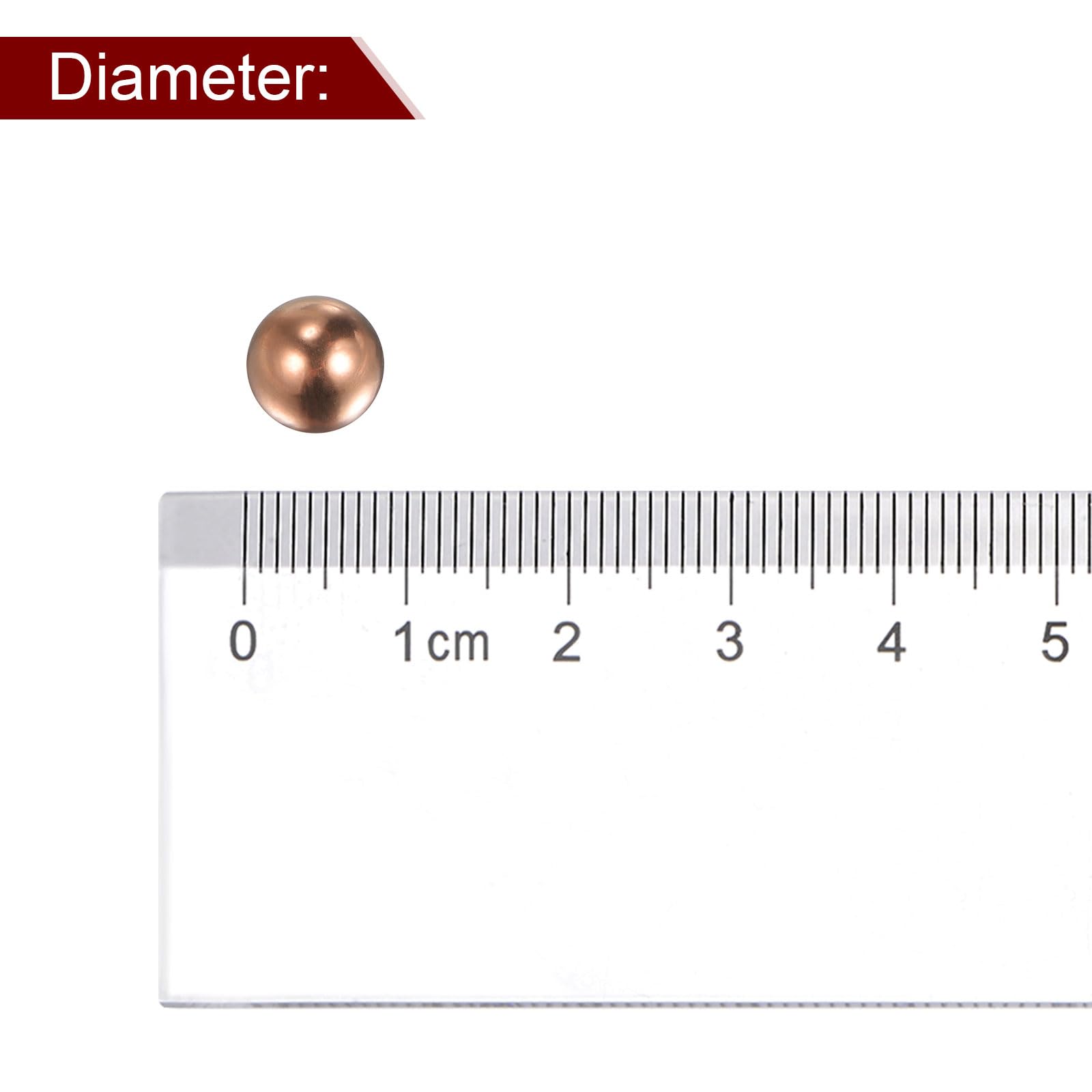 Copper Bearing Balls - Precision Solid Copper -4