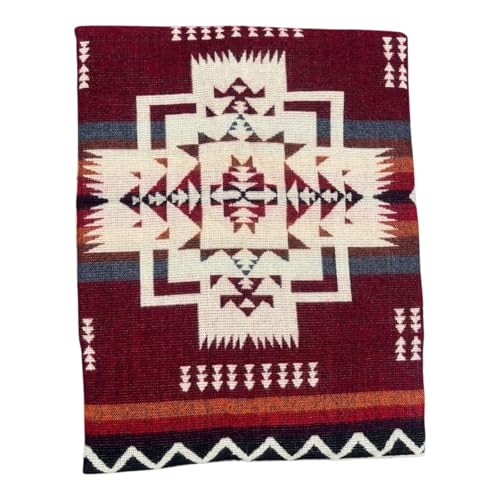 Image of Alpaca Wool Blanket - Warm, Thick, Ultra Soft, Throw 78 x 47, Reversible 2-in-1, Hypoallergenic, Non-Itchy, Washable - Great for Couch, Camping, Travel, Picnics & Cozy Home Comfort,(Red, Throw)