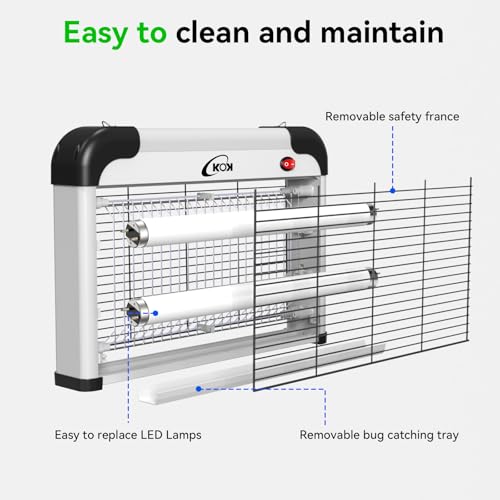 Destructeur Anti-Insectes Électrique KOK 20W Haute Performance UV