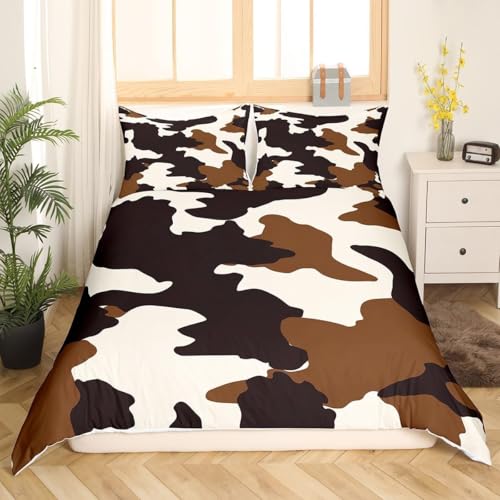 Parure de lit imprimé vache rustique, la housse de couette idéale pour ado - 4
