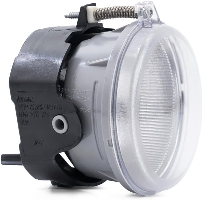 CarLights360 For 2010 2011 2012 Dodge Caliber Fog Light Assembly Driver OR Passenger Side | Single Piece | w/Bulbs - DOT Certified Replacement for CH2592142