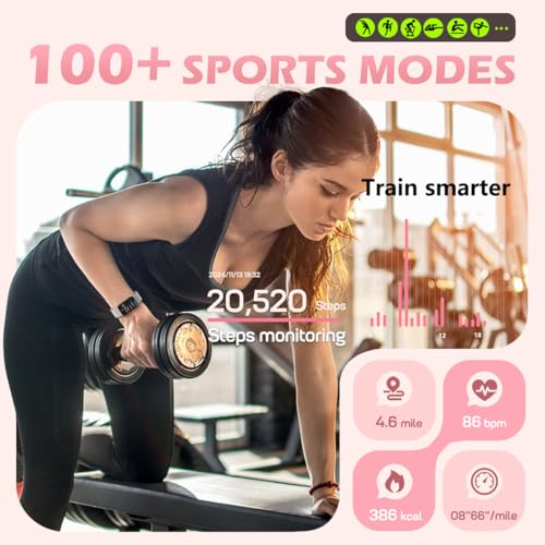 Image of MorePro Health Fitness Tracker for Women Men, 24 /7 Heart Rate Blood Pressure & Oxygen Monitoring, Sleep Tracker, 100+ Sport Modes Smart Watch, IP68 Waterproof, 2 Bands, Compatible Android iOS