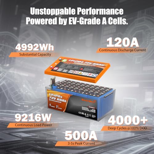 Enjoybot 72V 65Ah Lithium Battery