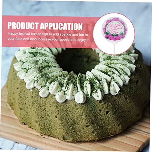 NOLITOY 5 Pçs Inserções De Bolo Do Dia Das Mães Topos De Bolo De Aniversário Decorações De Bolo De A