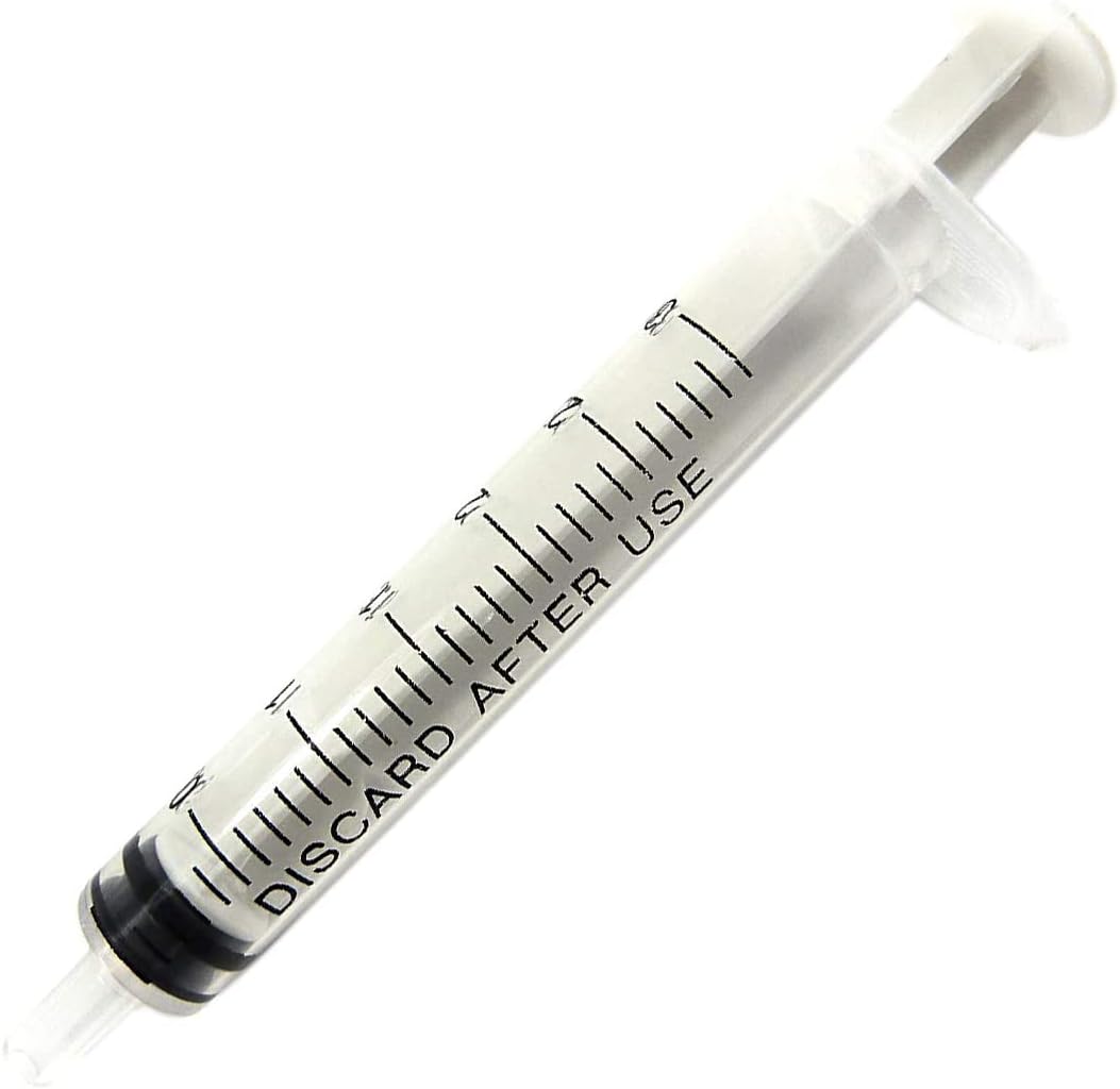 Science Purchase Disposable Luer-Slip Tip 3mL Syringe, Sterile without Needle, 100 Count : Industrial & Scientific