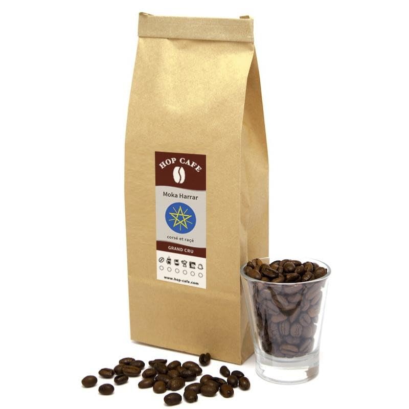HOP CAFE – Café en grano – Etiopía Moka Harrar – 1 kg