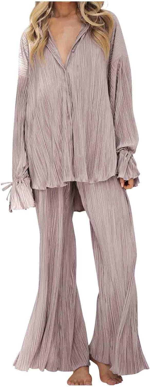 Women Two Piece Outfits Sets Summer Temperament Conjoined Sports Casual Suit Printed Casual Loose Ladies Suit : Clothing, Shoes & Jewelry