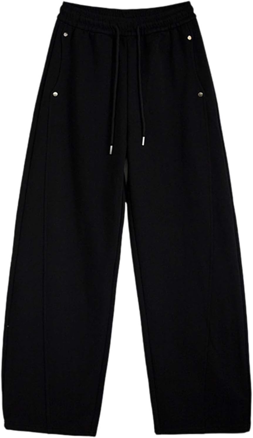 Women's Loose Wide Legged Sweatpants Baggy Tall Sport Wide Leg Joggers Yoga Athletic Loose Fit Straight Leg Open Leg