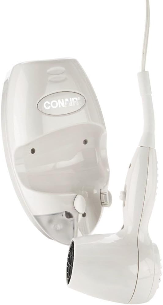 134r Wall Mount 1600-volt Compact Hairdryer