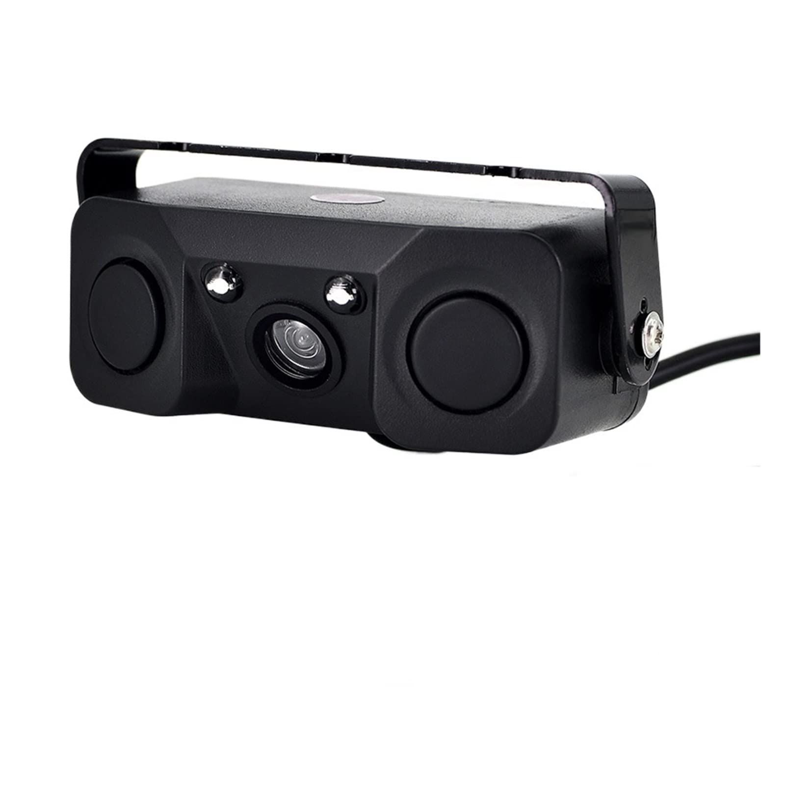 Sensor De Aparcamiento For Coche 3 En 1, Cámara De Visión Trasera De Marcha Atrás con 2 Sensores De Detector De Radar, Indicador De Zumbador, Alarma, Cámara De Coche