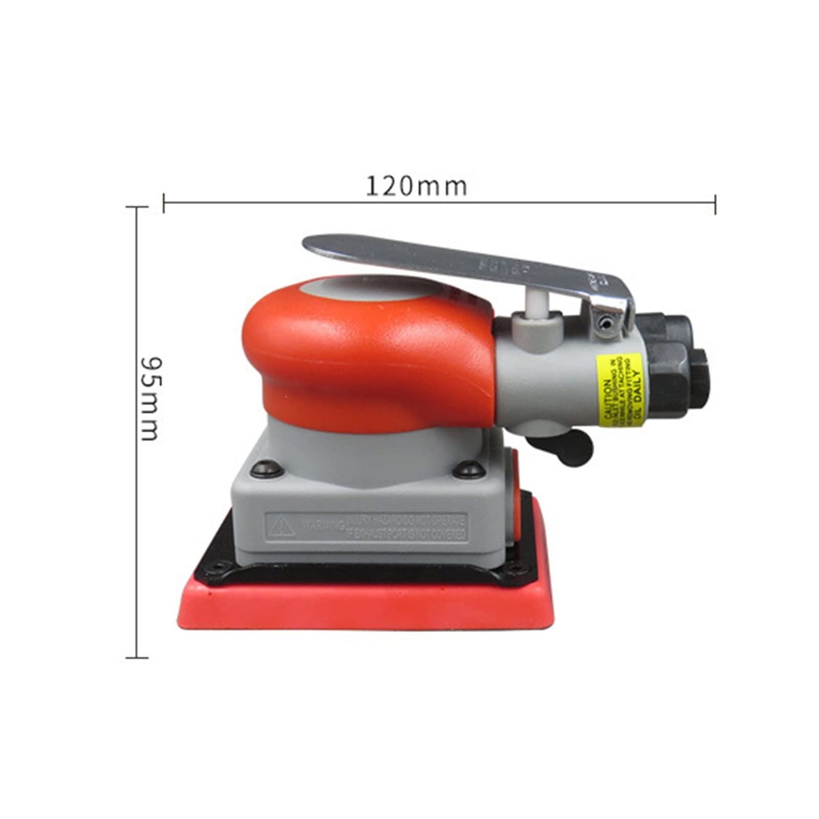 Pulidora neumática profesional de 10000 rpm, pulidora neumática, pulidora de piedra y madera, pulidora neumática, accesorios for herramientas KP-6793(5 inch Triangle)