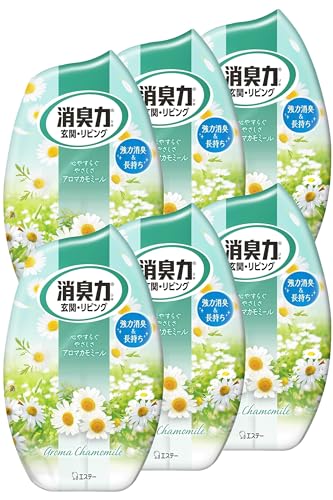 消臭力 [まとめ買い] 玄関 リビング 部屋用 置き型 アロマ カモミール 400mL×6個 お部屋の消臭力 部屋 寝室 消臭剤 消臭 芳香剤