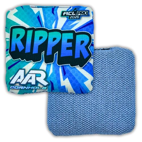 AAR CORNHOLE Ripper Cornhole Bags ACL Pro 2026 Set of 4 Blue