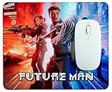 MasTazas Future Man Josh Hutcherson Eliza Coupe Derek Wilson Tapis De Souris - 19x23cm