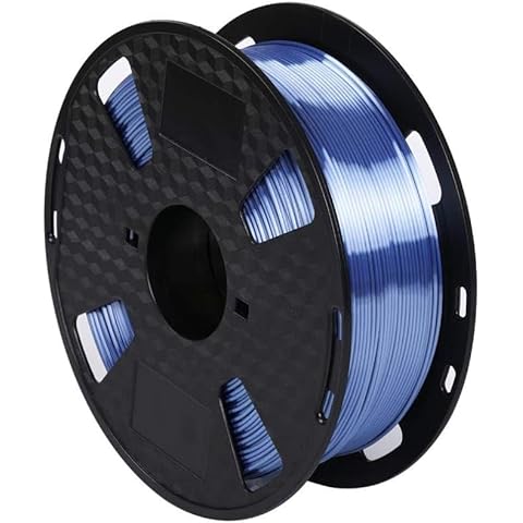 1.75 mm 1KG 2.2LBS PLA 3D Printer Filament Silk Silver Blue 3D Printing Materials Cover