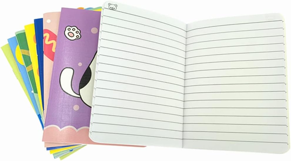 Alimitopia 24pcs Mini Notebook,Portable Pocket Journal Steno Memo Notebook MiniDaily NotePad (Animals (24pcs))