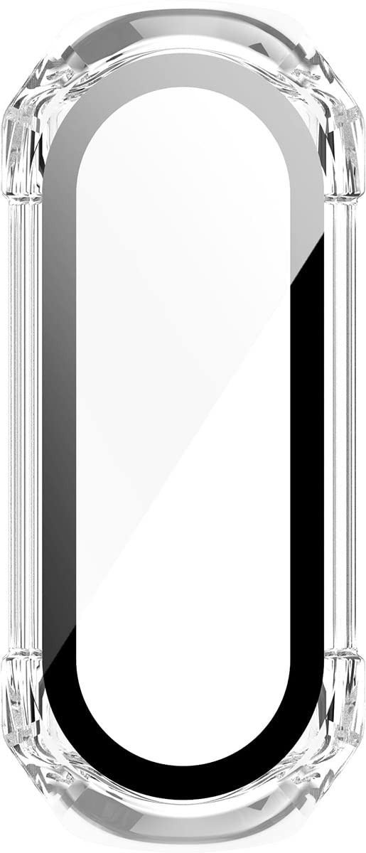 BBZ Kit Protezione Completa Per Xiaomi Band 7 PRO - Custodia In TPU Con Pellicola In Vetro Inclusa - Antiurto E Anti Graffio