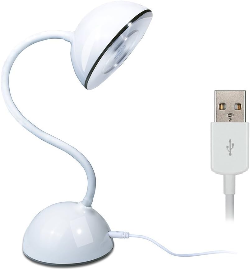 LED Table Desk lamp Flexible Battery Power Adjustable Neck Eye-Protection Night Light Reading Lamps