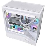 Lian Li V100 Mid Tower Case – White, ATX Support, Mesh Front Panel, Tempered Glass, USB-C, Tool-Free Side Panel - Image 4