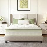 Emerspring Queen Mattress, 12 Inch Innerspring Queen Size Hybrid Mattress with Individually Pocket Innerspring for Cool Motion Isolation & Silent Sleep, Pressure Relief, Edge Support,Medium Firm