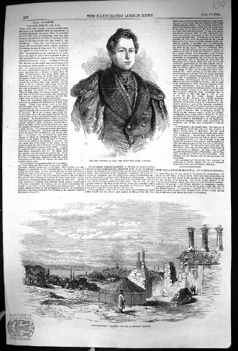 Copie Antique du Ministre 1855 de Portrait Seigneur Panmure Constantinople Engli de Guerre… Copie Antique du Ministre 1855 de Portrait Seigneur Panmure Constantinople Engli de Guerre…