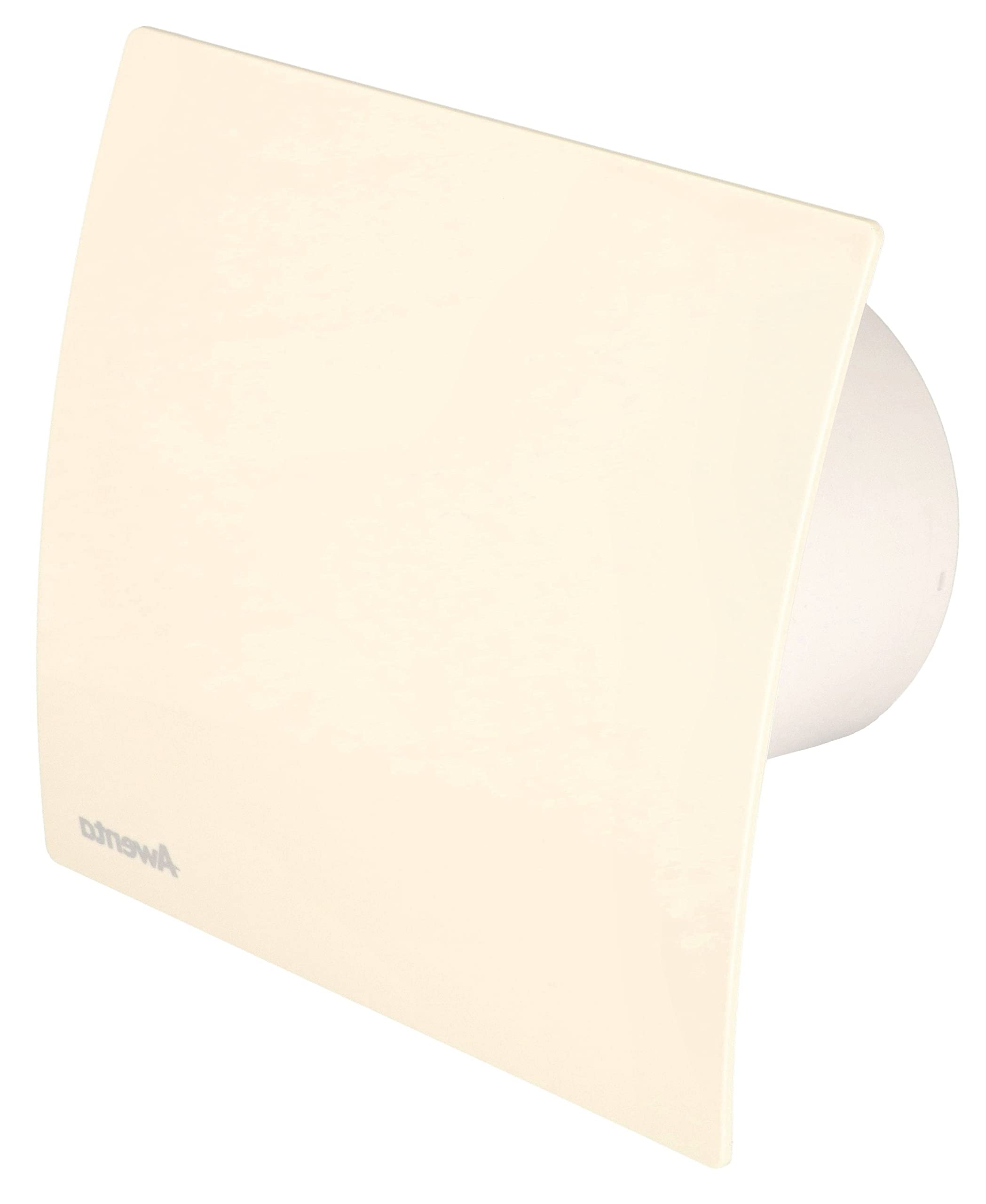 Ventilateur mural KOTARBAU 100 mm : extracteur d'air silencieux écru