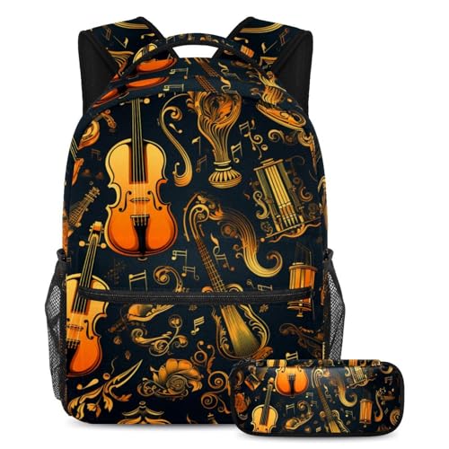 Sac à dos guitare artistique pour organiser vos grands classeurs sans plis